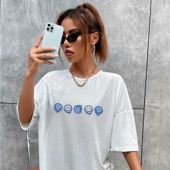 SHEIN Tops - Shein oversized graphic tee size L